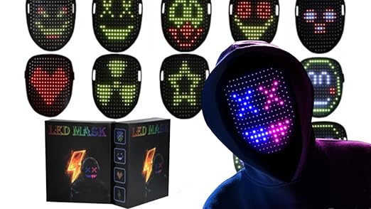 Amazon.com: YXYaoZhengYiGeYi LED Mask with Gesture Sensing